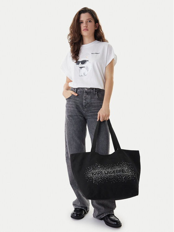 KARL LAGERFELD Torebka KARL LAGERFELD B1W50087 Czarny