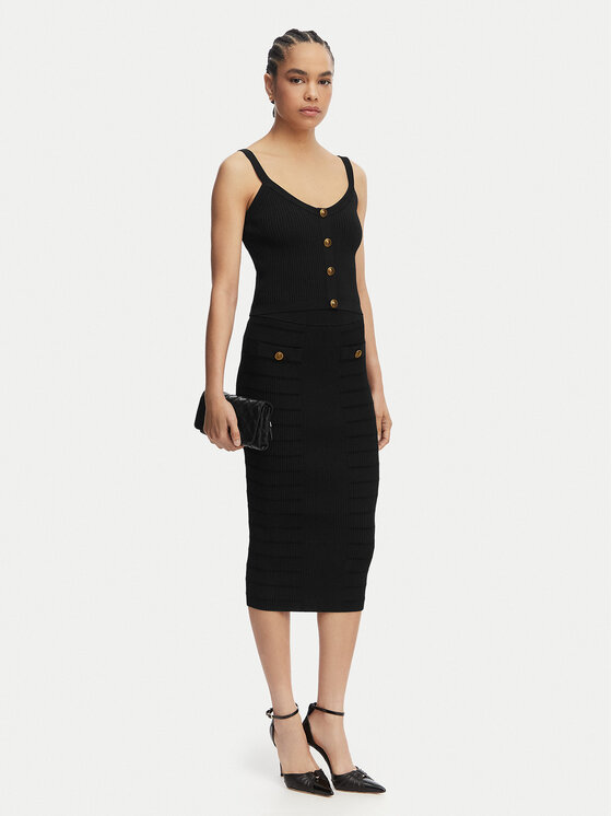 Guess Guess Топ W5YR10 Z0130 Чорний Regular Fit
