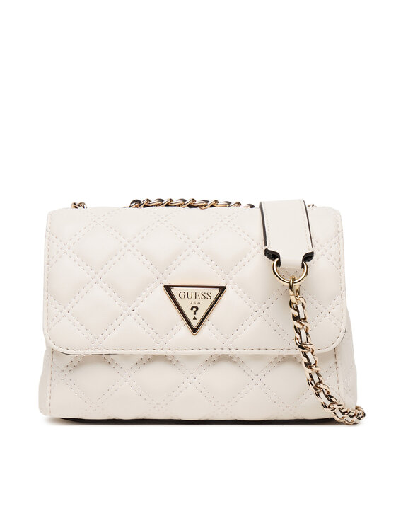 Guess Geantă Guess Giully II Mini HWQG96 73740 Alb