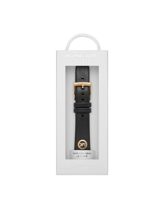Michael Kors Сменяема каишка за часовник Apple Watch Michael Kors MKS8011 Черен