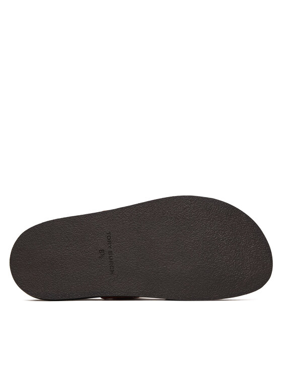 Tory Burch Шльопанці Tory Burch Ines Sport Slide 163481 Коричневий
