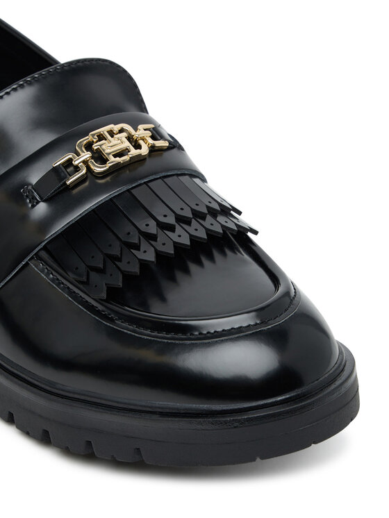 Tommy Hilfiger Īsi apavi Tommy Hilfiger Low Cut Shoe T3A4-34011-1453 D Melns