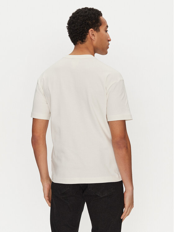 Calvin Klein Calvin Klein Majica Nano Logo K10K112487 Bela Regular Fit