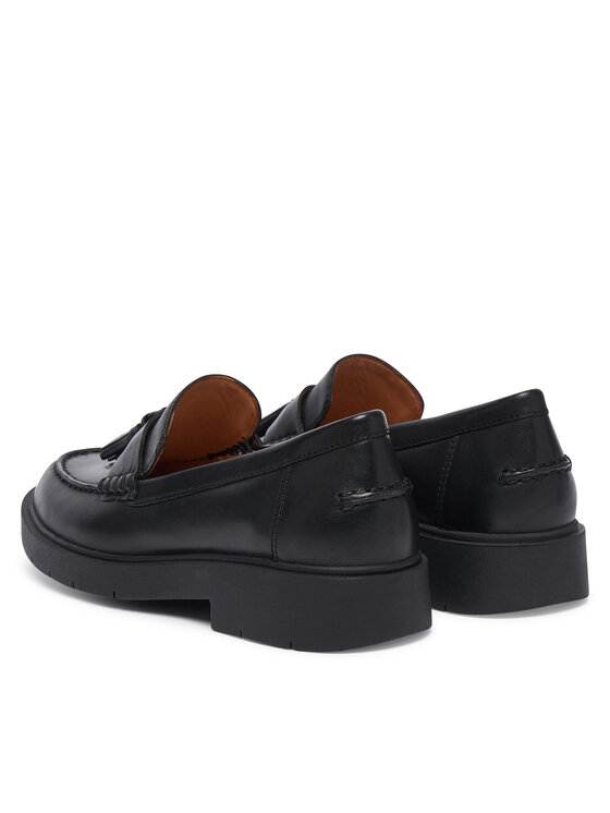 Geox Loafersy Geox D Spherica Ec1 B D65DKA 43 C9999 Czarny