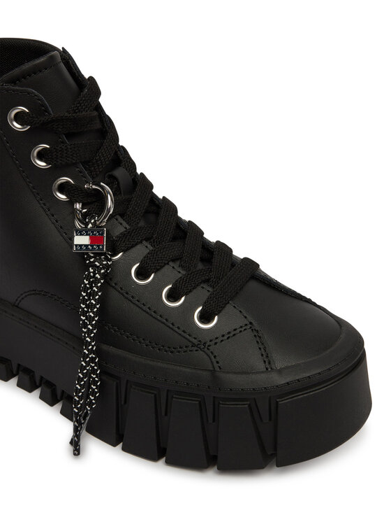 Tommy Jeans Zapatillas Tommy Jeans Tjw Platform Sneaker Leather Mc EN0EN03133 Negro