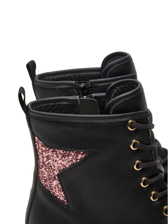 Geox Csizma Geox Jr Casey J9420G 0BCEW C9B8W S Fekete