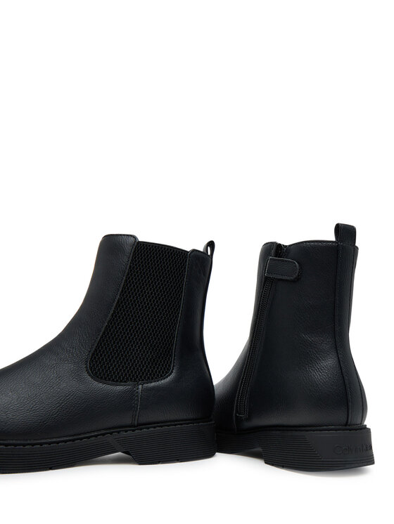 Calvin Klein Īsie zābaki Calvin Klein Chelsea Boot V3X5-83184-1355 D Melns