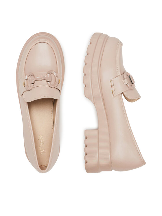 DeeZee Chunky loafers DeeZee DFY-18 Beige