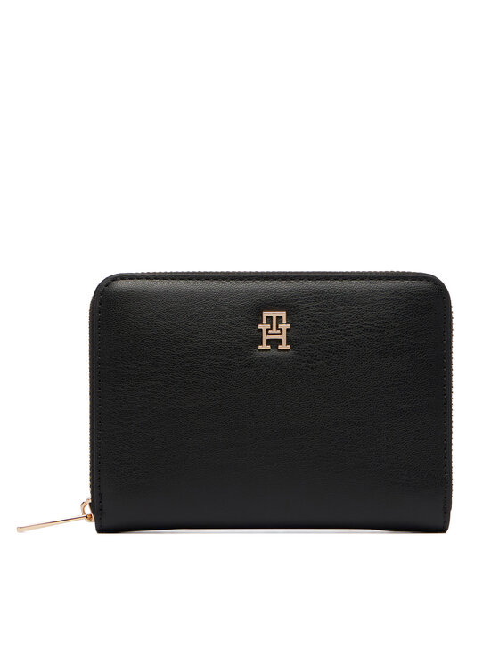 Tommy Hilfiger Set portofel și breloc Tommy Hilfiger Th Gifting Med Za + Charm AW0AW18955 Negru
