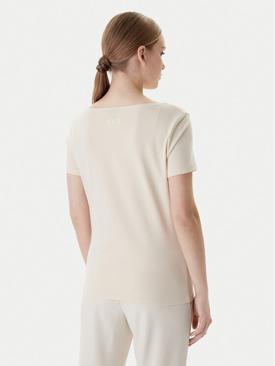EA7 Emporio Armani EA7 Emporio Armani Camiseta 7W000978 AF10373 U1088 Beis Regular Fit