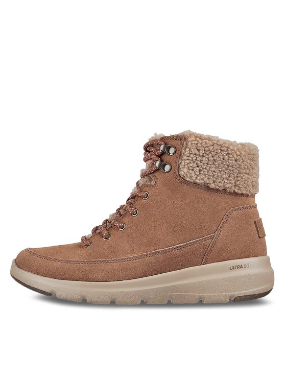 Skechers Trzewiki Skechers Glacial Ultra Woodlands 16677/BRN Brązowy