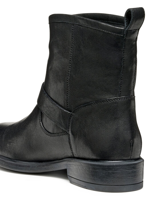 Geox Polokozačky Geox D Catria D56LQB 00081 C9999 Černá