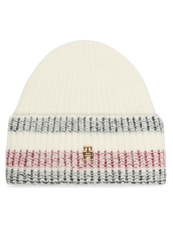 Tommy Hilfiger Kapa Tommy Hilfiger Th Varsity Ski AW0AW16636 Écru