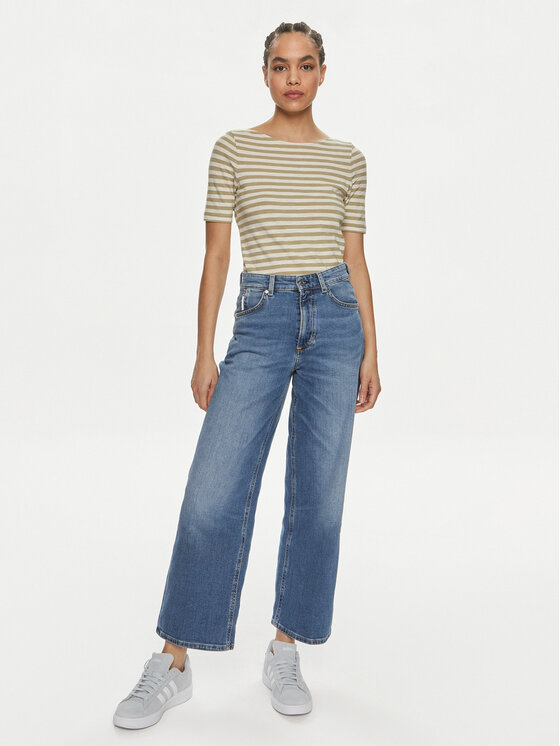 Marc O'Polo Marc O'Polo T-shirt 402 2196 51333 Zelena Slim Fit
