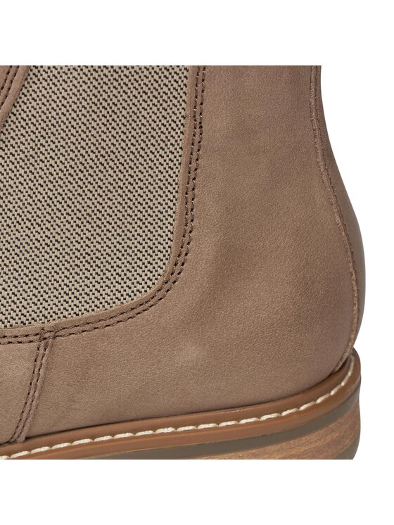 Tamaris Kotníková obuv s elastickým prvkem Tamaris 1-25056-41 Hnědá