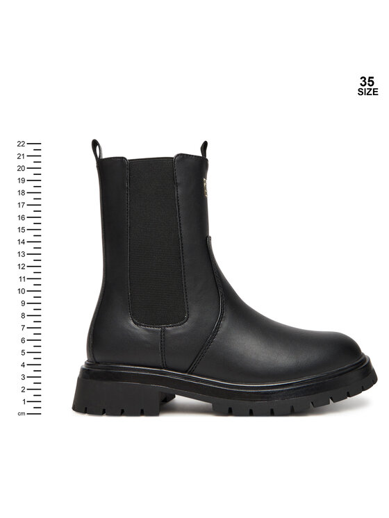 Tommy Hilfiger Členková obuv Tommy Hilfiger T3A5-34016-1355999 D Čierna