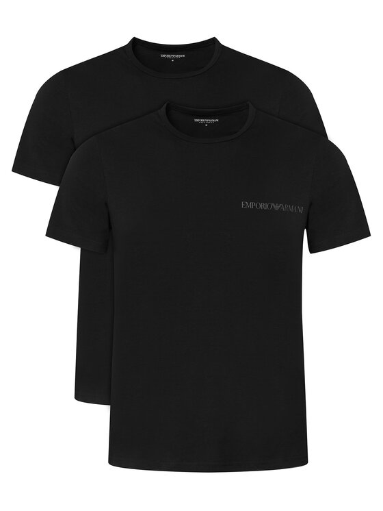 Emporio Armani Underwear Emporio Armani Underwear Conjunto de camisetas EM000391 AF10779 MC108 Negro Regular Fit