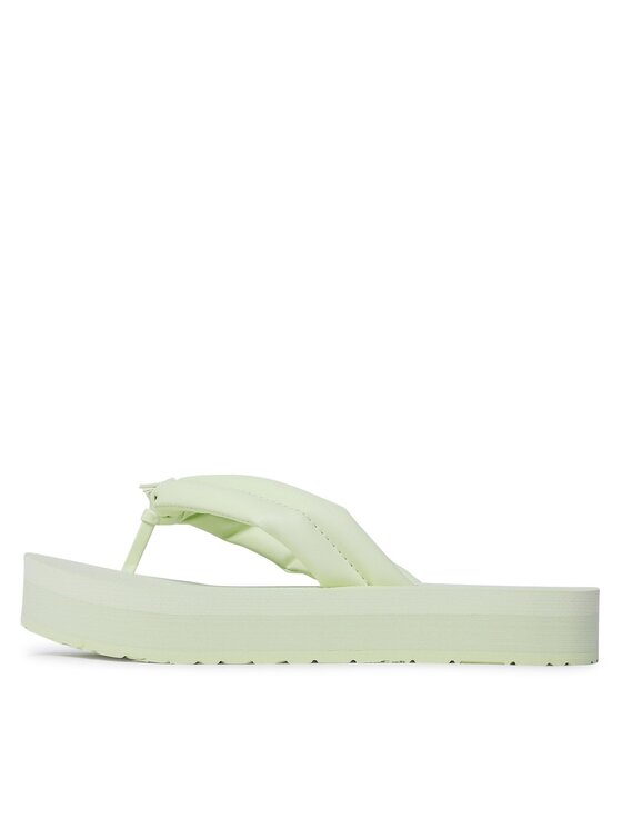 Calvin Klein Flip flop Calvin Klein Flatform Flip Flop W/Hw HW0HW01503 Verde