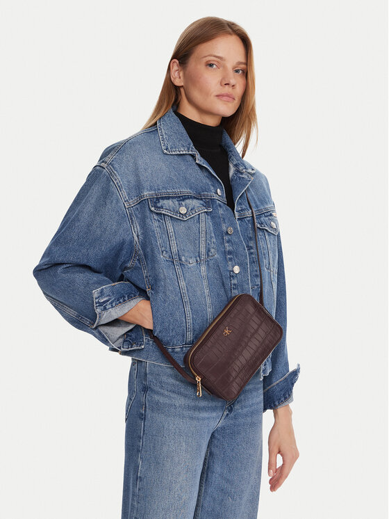 Calvin Klein Дамска чанта Calvin Klein LV04F3285G Бордо