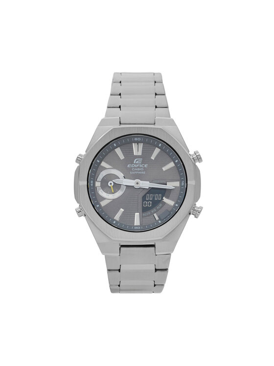 Casio Часовник Casio Edifice ECB-S10D-8AEF Сребрист