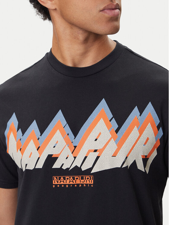Napapijri Napapijri Camiseta Fiemme NP0A88T5 Negro Regular Fit