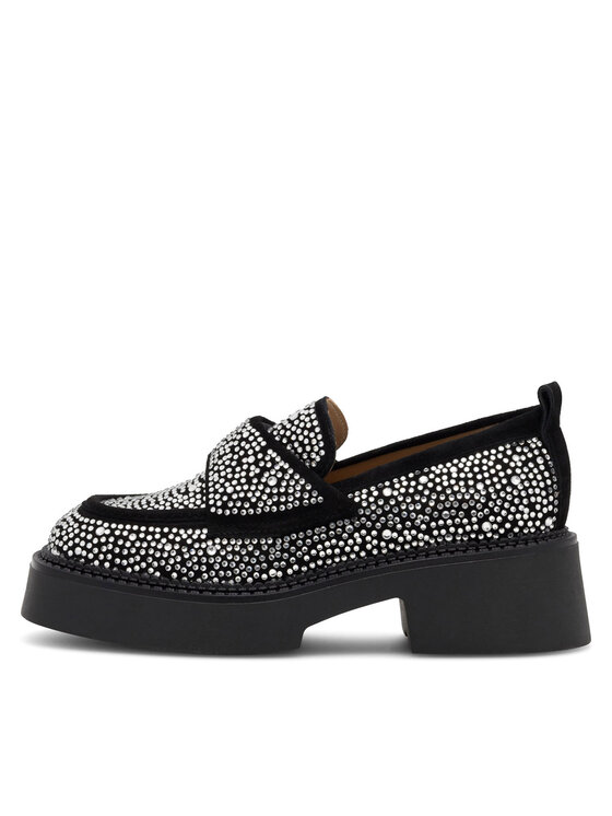 Badura Loafersy Badura SERPA-24747 Czarny