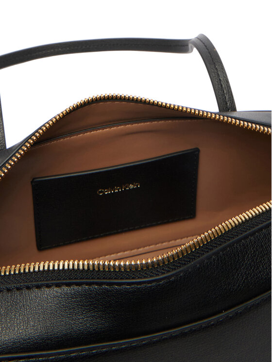Calvin Klein Kabelka Calvin Klein Foil Logo Bauletto LV04F3636G Černá