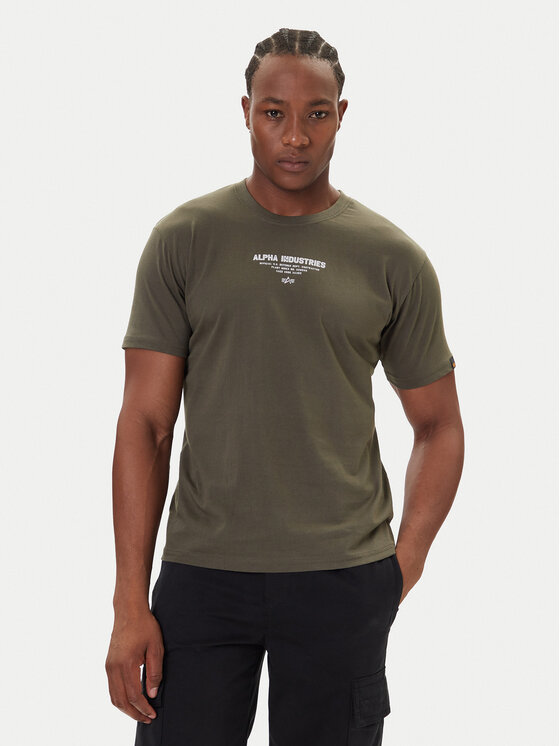 Alpha Industries Alpha Industries Camiseta Sky Wolf 258510 Verde Regular Fit