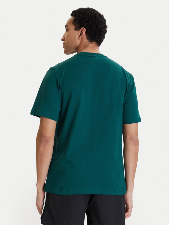 adidas adidas Majica Trefoil Essentials KD1323 Zelena Regular Fit