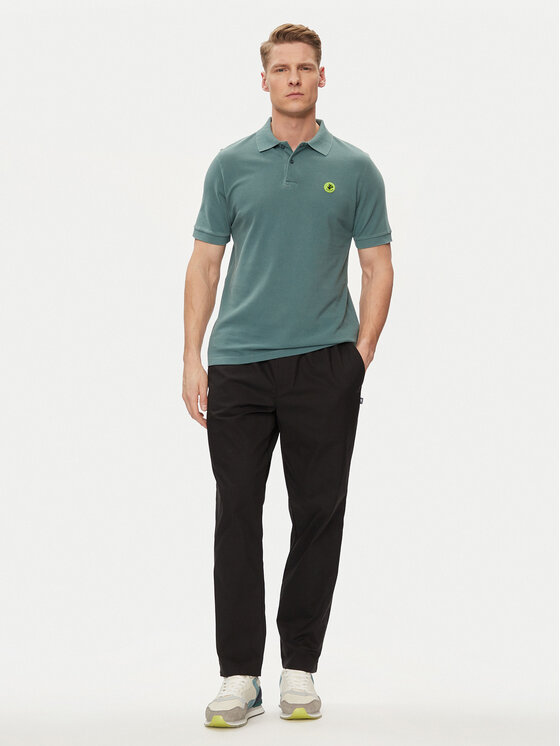 Save The Duck Save The Duck Поло Ovidio DR1213M-BATE18 Зелений Regular Fit