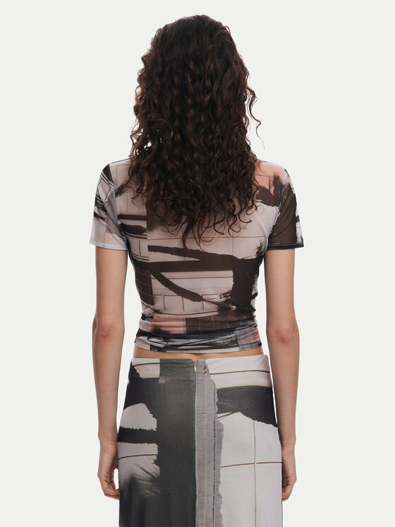Desigual Desigual Футболка 25SWTK99 Чорний Regular Fit