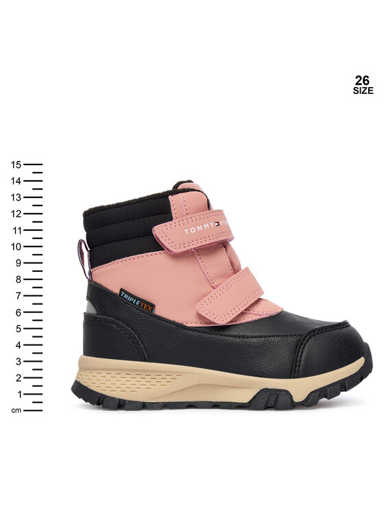 Tommy Hilfiger Sniega zābaki Tommy Hilfiger Velcro Bootie T1A5-34048-1592 M Melns
