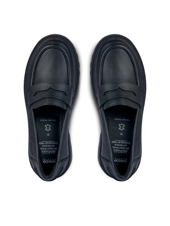 Geox Polobotky Geox J Casey Girl J3620C 00043 C9999 M Černá