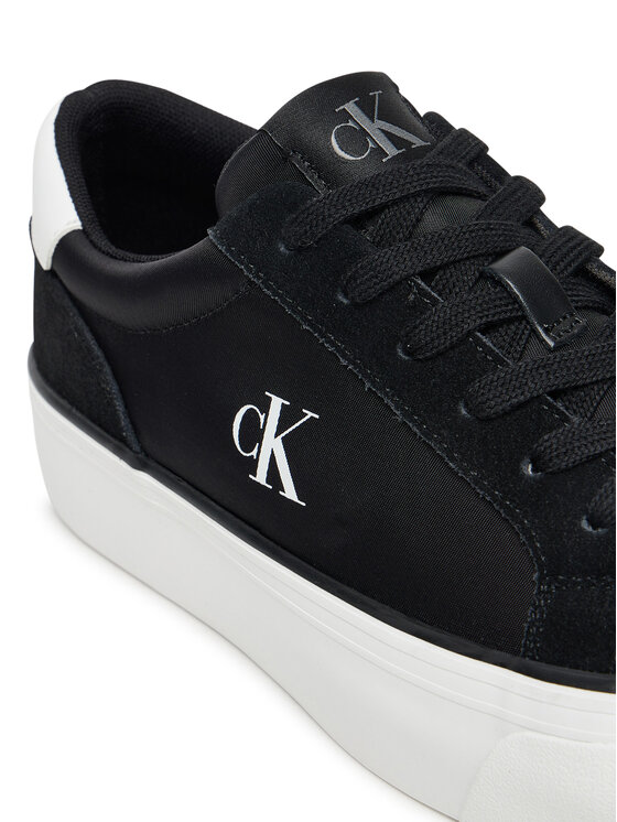 Calvin Klein Jeans Αθλητικά Calvin Klein Jeans Vulc Flatform Mg Nylon Mix YW0YW01896 Μαύρο