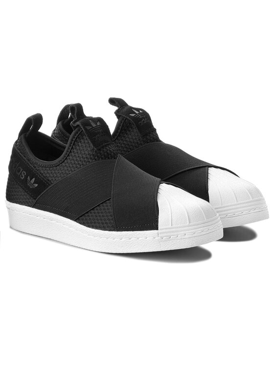 adidas Sportcipők adidas Superstar Slip On W B37193 Fekete