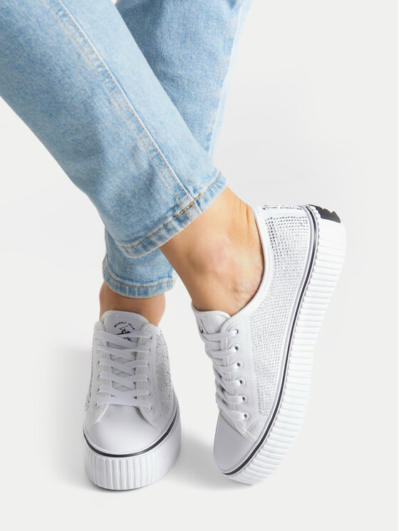 Beverly Hills Polo Club Plátenky Beverly Hills Polo Club BHPC058W Biela