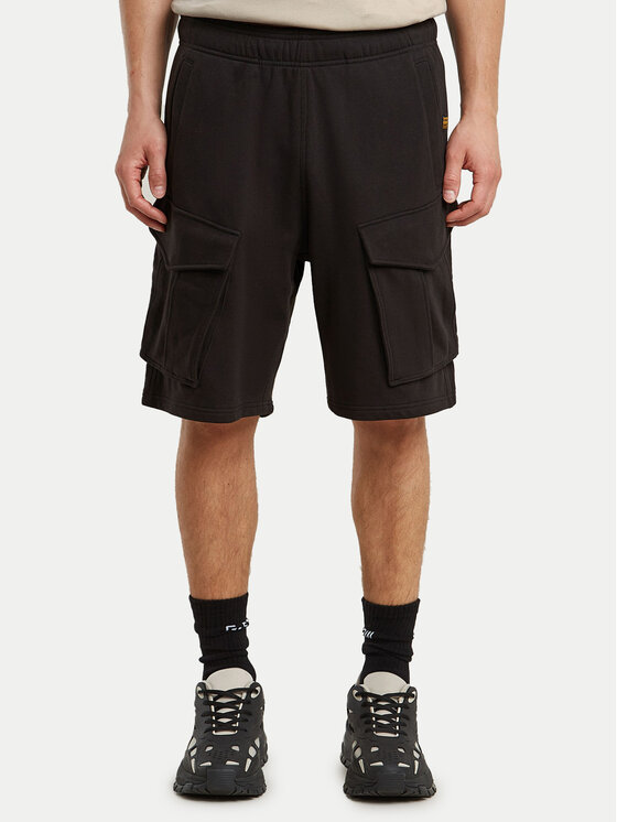 G-STAR G-Star Raw Sport rövidnadrág Rovic D24452-D257 Fekete Relaxed Fit