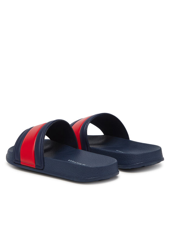 Tommy Hilfiger Klapki Tommy Hilfiger T3X0-33915-1172 Granatowy