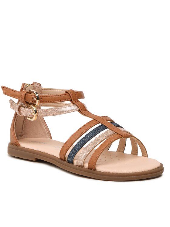 Geox Sandały Geox J S.Karly G. D J7235D 0BCKC C6N4B S Brązowy
