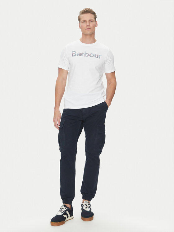 Barbour Barbour Футболка Devon MTS1391WH11 Білий Regular Fit