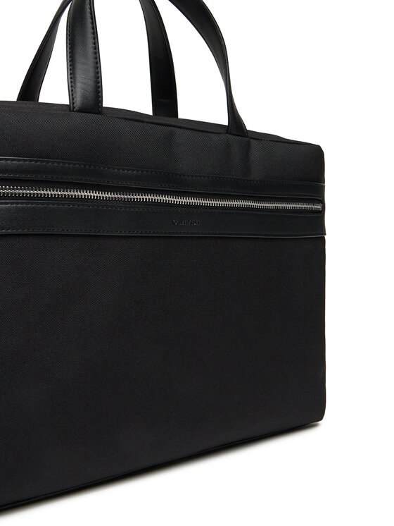 Calvin Klein Brašna na notebook Calvin Klein Contrast Commuter Bag LV04D3032G Černá