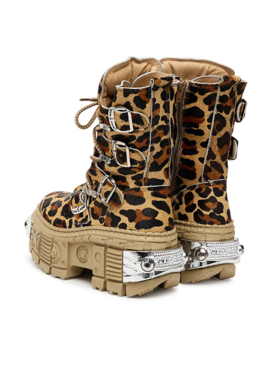 NEW ROCK Šnurovacia obuv NEW ROCK M-WALL373 Béžová