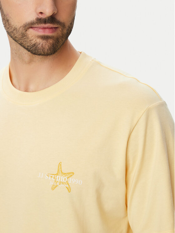 Jack & Jones Jack & Jones Camiseta Corals Tee 12288345 Amarillo claro Loose Fit