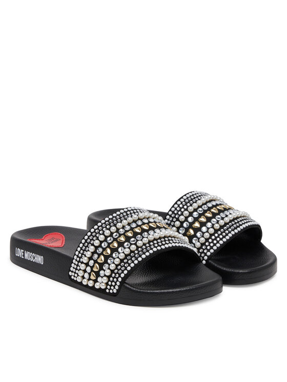 LOVE MOSCHINO Шльопанці LOVE MOSCHINO JA28352G0MJAA000 Чорний