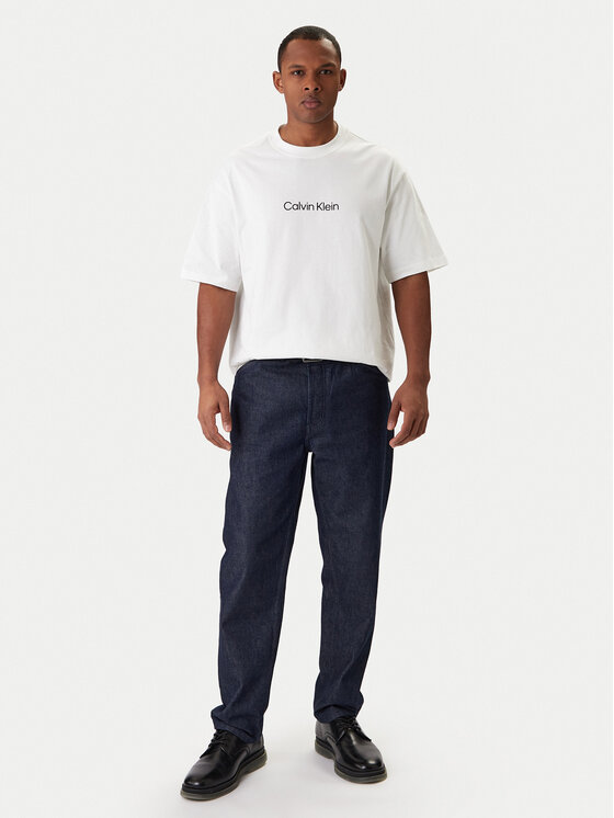 Calvin Klein Calvin Klein Camiseta LV040HM228 Blanco Relaxed Fit