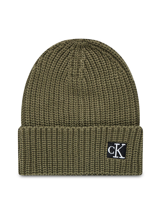 Calvin Klein Jeans Шапка Calvin Klein Jeans Modern Essentials Beanie IU0IU00215 Зелен