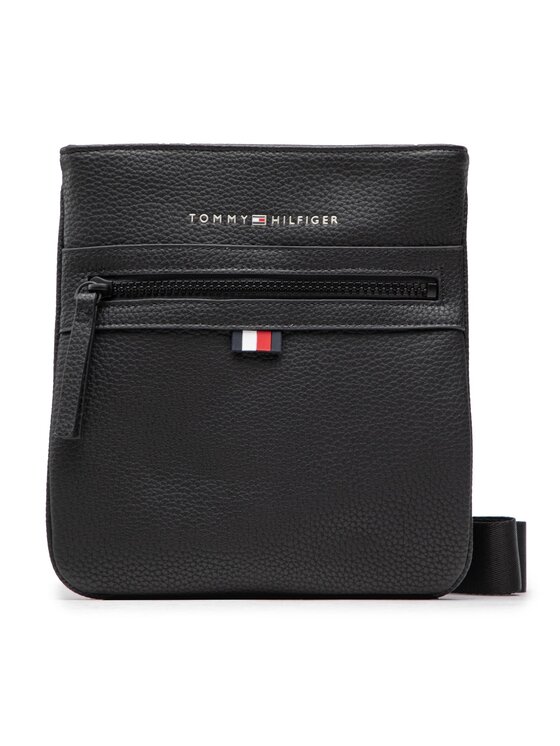 Tommy Hilfiger Crossover torbica Tommy Hilfiger Essential Pu Mini Crossover AM0AM09505 Crna