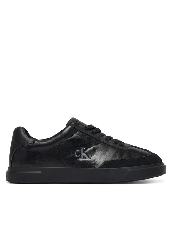 Calvin Klein Laisvalaikio batai Calvin Klein Low Pro Cups Wingt Text Lth Sue HW0HW03226 Juoda