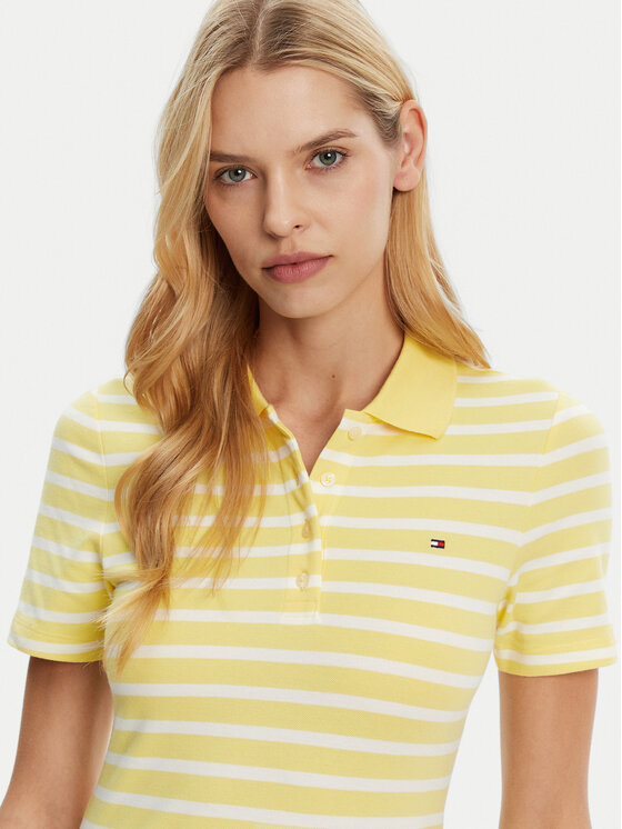 Tommy Hilfiger Tommy Hilfiger Polo 1985 WW0WW43225 Giallo Slim Fit