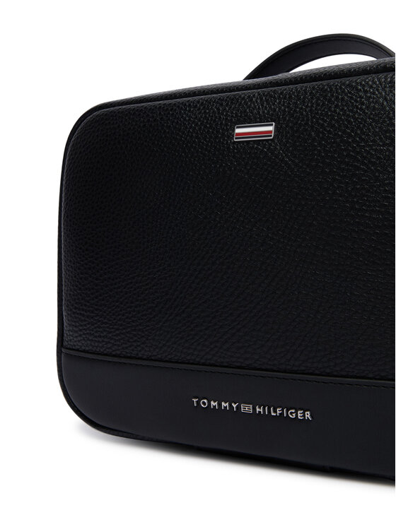 Tommy Hilfiger Несесер Tommy Hilfiger Th Central Travel Washbag AM0AM14550 Черен